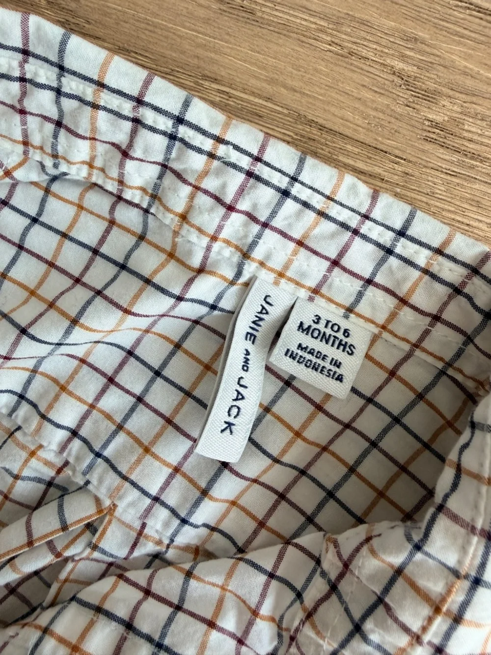 Janie and Jack Baby Boy Button Down Onesie 3-6 months
